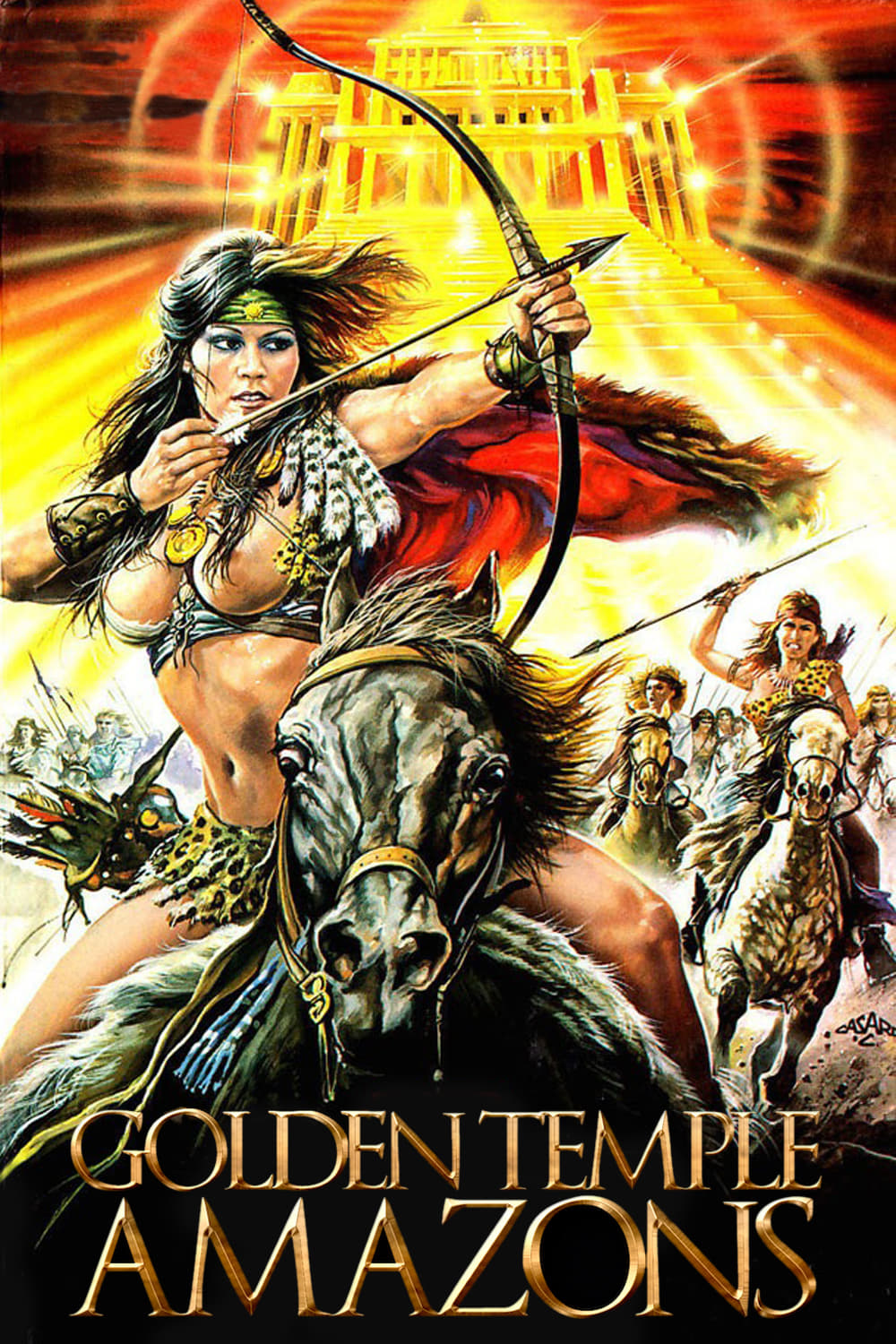 Les amazones du temple d`or